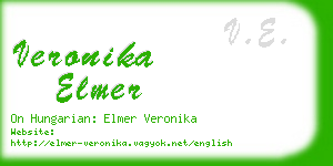 veronika elmer business card